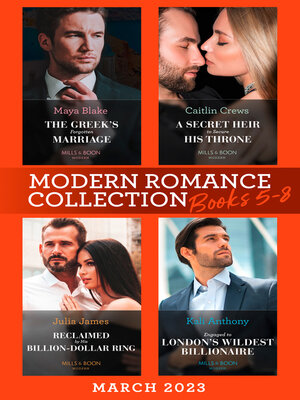 cover image of Modern Romance March 2023 Books 5-8